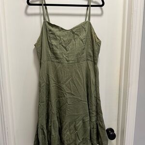Old Navy Green Flowy Cami Dress